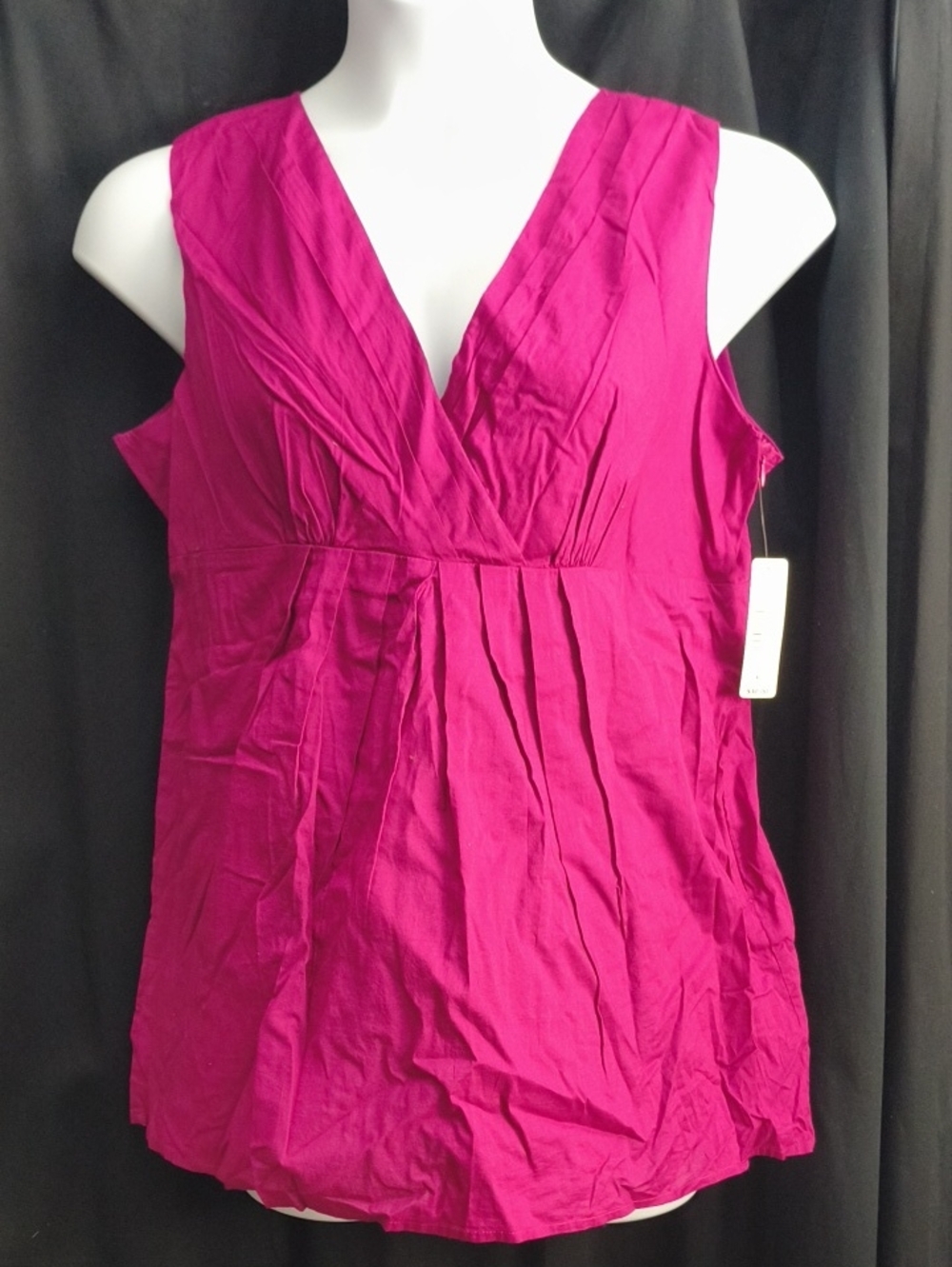 Sleeveless V-Neck Ultraviolet Women's Top #0078